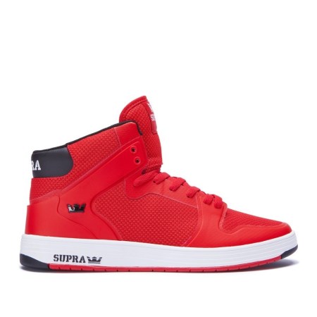 Supra Vaider 2.0 Mens High Tops Shoes Red UK 07VGX